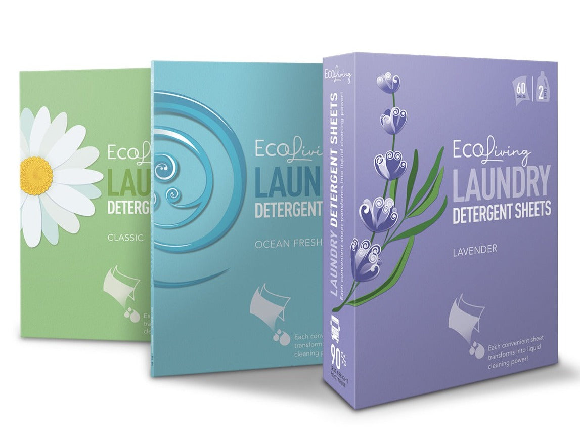 Eco Living Laundry Detergent Strips 60 Sheets Goodgirl xo