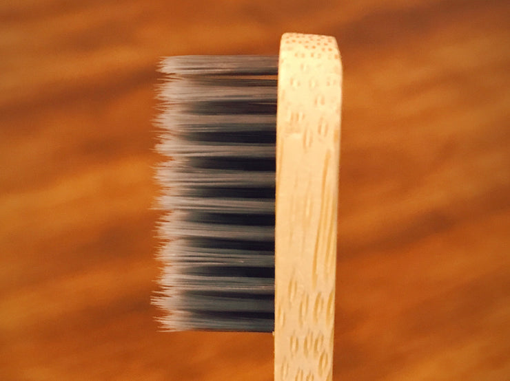 Bamboo toothbrush charcoal bristle